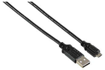Аксессуар для игровой приставки Hama Зарядный кабель  черный для: PlayStation 4
