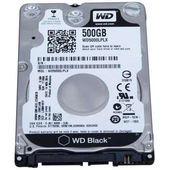 Жесткий диск HDD SATA3 500Gb 2.5" Black 7200 RPM 32Mb RCT 1 year ocs WD5000LPLX-FR
