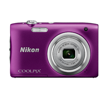 Фотокамера NIKON Фотоаппарат цифровой A100 фиолетовый, 20Mpx CCD, zoom 5x, HD720, экран 2.6'', Li-ion A100/Purple