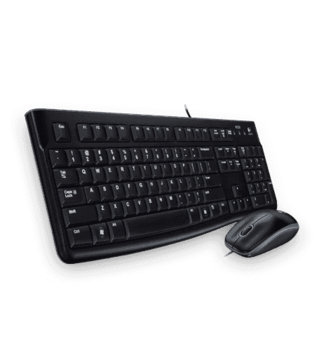 Комплект (клавиатура+мышь) Logitech Desktop MK120 Black USB