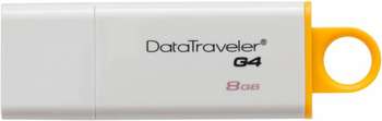 Flash-носитель Kingston 8Gb DataTraveler G4 DTIG4/8GB USB3.0 белый