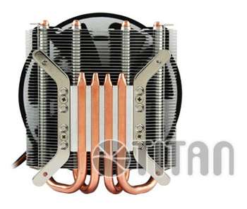 Кулер для процессора Titan TTC-NK96TZ/NPW Soc-1150/1155/1156 4pin 15-29dB Al+Cu 130W 530g винты Z-AXIS