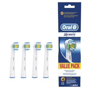 Зубная щетка Насадка Oral-B 3D White(4шт)