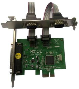 Контроллер NONAME PCI-E MS9901 1xLPT 2xCOM Bulk
