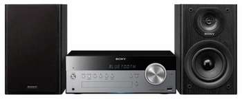 Музыкальный центр Sony CMT-SBT100 черный 40Вт/CD/CDRW/FM/USB/BT