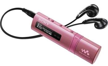 MP3-плеер Sony Плеер Flash  NWZ-B183FP 4Gb розовый/FM