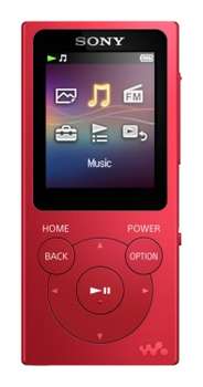 MP3-плеер Sony Плеер Flash  NW-E394 8Gb красный/1.77"/FM