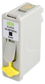 Струйный картридж CACTUS CS-EPT0074 черный для Epson Stylus Photo 785/790/870/875/890/895/900/915/1270/1280/PM-3700