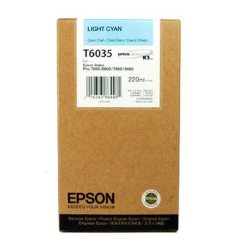 Струйный картридж Epson C13T603500 светло-голубой для St Pro 7800/9800/7880/9880