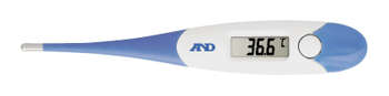 Термометр A&D электронный DT-623 белый/синий