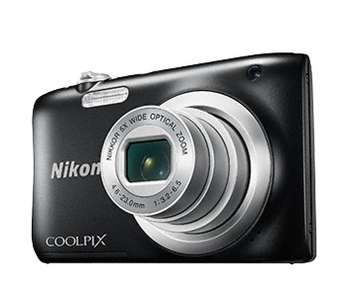 Фотокамера NIKON Фотоаппарат CoolPix A100 черный 20.1Mpix Zoom5x 2.7" 720p 25Mb SDXC CCD 1x2.3 IS el 10minF/EN-EL19
