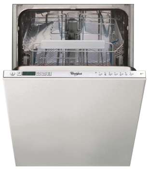 Посудомоечная машина WHIRLPOOL / Узкая,  82x45x55, 10 комплектов посуды, 6 программ, регулировка высоты верхней корзины, расход 10 л,  цифровой дисплей с LED-индикацией