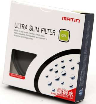 Аксессуары для фото и видео Matin Фильтр оптический поляризационный, с круговой поляризацией, 58мм, стекло Schott Advanced Optics, ULTRA SLIM CPL PRO-7 FILTER   58mm M-0042