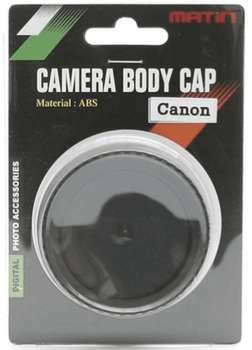 Аксессуары для фото и видео Matin Крышка корпуса Крышка корпуса фотокамеры BODY CAP   CANON AF M-6021