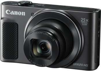 Фотокамера Canon PowerShot SX620 HS, черный 20.2Mpix Zoom25x 3" 1080p SDXC/SD/SDHC 1072C002
