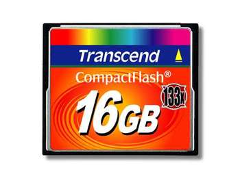 Карта памяти Transcend 16GB CompactFlash 133X TS16GCF133