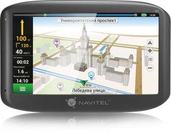 GPS-навигатор NAVITEL Навигатор Автомобильный GPS N500 5" 480x272 4Gb microSDHC серый Navitel