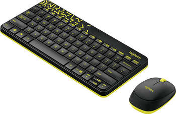 Комплект (клавиатура+мышь) Wireless Desktop MK240 Nano Black Retail Combo 920-008213