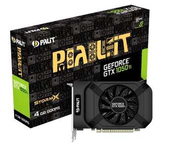 Видеокарта Palit PCI-E PA-GTX1050Ti StormX 4G nVidia GeForce GTX 1050TI 4096Mb 128bit GDDR5 1290/7000 DVIx1/HDMIx1/DPx1/HDCP oem