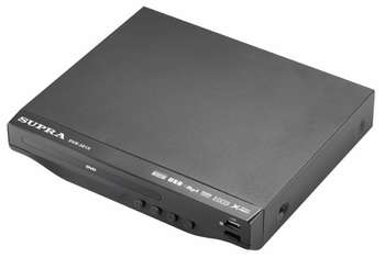 Проигрыватель DVD SUPRA Плеер DVD  DVS-301X черный