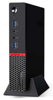 Компьютер, рабочая станция Lenovo ПК  ThinkCentre M600 TINY slim P J3710 /4Gb/500Gb 7.2k/HDG405/noOS/GbitEth/WiFi/BT/клавиатура/мышь/черный