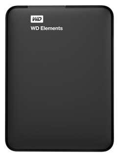 Внешний накопитель WD USB 3.0 500Gb BUZG5000ABK-WESN Elements Portable 2.5" черный
