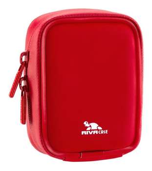 Аксессуары для фото и видео RIVA Чехол для компактной фотокамеры  1100 LRPU красный