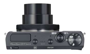 Фотокамера Canon PowerShot G9 X Mark II 1717C002 черный 20.9Mpix Zoom3x 3" 1080p SDXC CMOS IS opt 5minF TouLCD 6fr/s RAW 60fr/s HDMI/WiFi/NB-13L