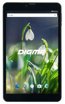 Планшет Digma Plane 8522 3G MT8321 4C/RAM1Gb/ROM8Gb 8" IPS 1280x800/3G/Android 7.0/графит/черный/0.3Mpix/0.3Mpix/BT/GPS/WiFi/Touch/microSD 128Gb/minUSB/3500mAh