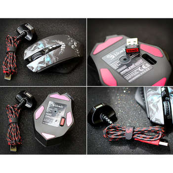 Мышь Bloody R80 SKULL Black USB