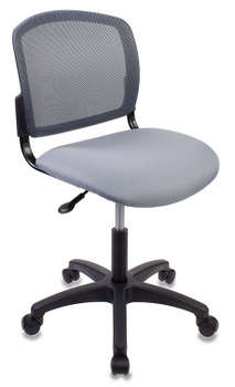 Кресло, стул БЮРОКРАТ Кресло  CH-1296NX/GREY спинка сетка темно-серый сиденье серый