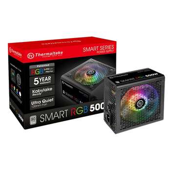 Блок питания Thermaltake ATX 500W Smart RGB 500 80+ PS-SPR- 0500NHSAWE-1