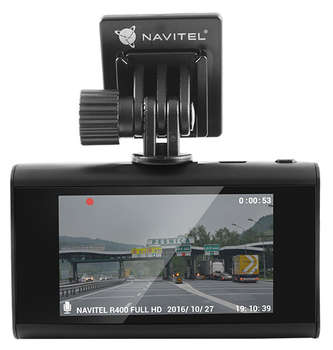 Автомобильный видеорегистратор NAVITEL Видеорегистратор R400 черный 12Mpix 1080x1920 1080p 120гр. AIT 8328P