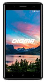 Смартфон Digma Q500 3G HIT 1Gb черный моноблок 3G 2Sim 5" 480x854 Android 7.0 5Mpix WiFi BT GPS GSM900/1800 GSM1900 TouchSc MP3 max8Gb