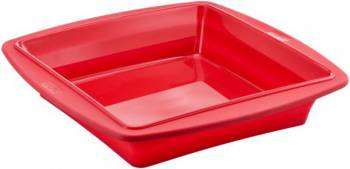 Аксессуар для посуды TEFAL Форма для выпечки  J4090554 квадр. 23x23см силикон платиновый красный
