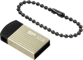 Flash-носитель Silicon Power Флеш Диск 32Gb Touch T20 SP032GBUF2T20V1C USB2.0 золотистый