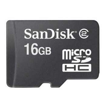 Карта памяти SanDisk Флеш-накопитель 16Gb microSDHC Class4 SDSDQM-016G-B35