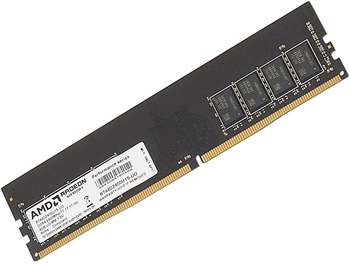 Оперативная память AMD Память DDR4 4Gb 2400MHz R744G2400U1S-UO OEM PC4-19200 CL17 DIMM 288-pin 1.2В