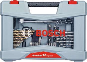 Набор бит и сверел  BOSCH Premium Set-76 для шуруповертов 2608P00234