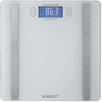 Весы SCARLETT напольные электронные SC-BS33ED85 макс.180кг белый