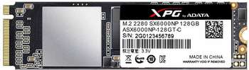 Накопитель SSD A-DATA ASX6000NP-128GT-C SSD PCI-E x4 128Gb XPG SX6000 M.2 2280