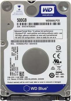 Жесткий диск HDD Western Digital WD5000LPCX 2.5" 500GB