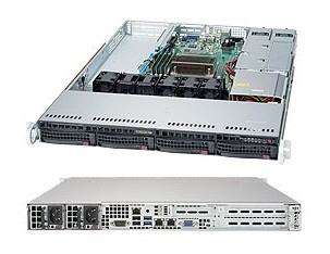 Сервер SuperMicro 1U SATA BLACK SYS-5019S-WR