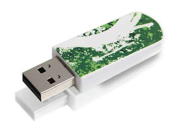 Flash-носитель Verbatim Флеш Диск 16Gb Mini Graffiti Edition 49413 USB2.0 зеленый/рисунок