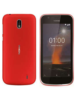 Смартфон Nokia 1 DS TA-1047 WARM RED, 4.5'' 854x480, 1.1GHz, 4 Core, 1GB RAM, 8GB, up to 128GB flash, 5Mpix/2Mpix, 2 Sim, 2G, 3G, LTE, BT, Wi-Fi, GPS, Micro-USB, 2150mAh, Android 8, 131g, 133.6 х 67.78 х 9.5 11FRTR01A05