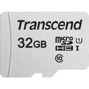 Карта памяти Transcend 32GB UHS-I U1 microSD with Adapter TS32GUSD300S-A
