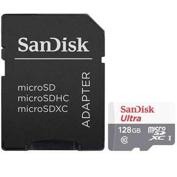 Карта памяти SANDISK BY WESTERN DIGITAL MICRO SDXC 128GB UHS-I W/A SDSQUNS-128G-GN6TA SANDISK