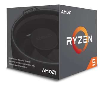Процессор AMD RYZEN X6 R5-2600 SAM4 BOX 65W 3400 YD2600BBAFBOX