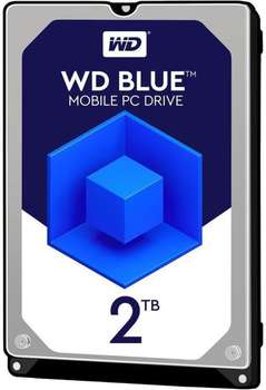 Жесткий диск HDD WD SATA-III 2Tb 20SPZX Blue 128Mb 2.5"