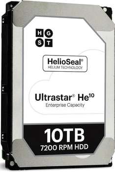 Жесткий диск HDD WD SATA-III 10Tb 0F27454 HUH721010ALE604 Ultrastar DC HC510 256Mb 3.5"